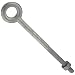 Campbell 436-G Regular Nut Eyebolt, Drop-Forged Carbon Steel, Hot Galvanized, Shank 3/4" Diameter x 8" Length, 3" Thread Length, 5200 lbs Working Load Limit