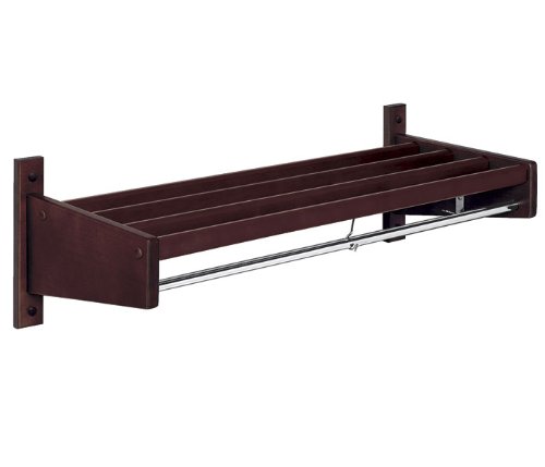 See Wallmount Coat Rack 3' Wide Cherry