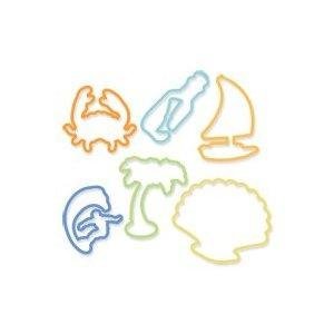 Silly Bandz Beach Shapes UV Activated Rubber Bands 24/pk