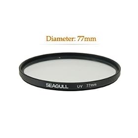 Seagull 77 mm UV Ultra-Violet Filter Lens (Transparent) + Worldwide free shiping