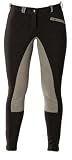 Covalliero 322222 Reithose BasicStar Plus f&uuml;r Damen Gr. 38, schwarz / caramel