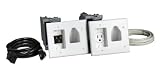 Datacomm 50 3323 WH KIT Flat Panel TV Cable Organizer Kit with Power Solution (White) 310egZpSzWL. SL160 Datacomm 50 3323 WH KIT Flat Panel TV Cable Organizer Kit with Power Solution (White)