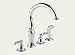 Delta Select 62301-PCLHP Stratford Classic Two Handle Kitchen Faucet No Handles W/ Side Spray, Chrom