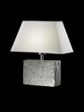 Tischleuchte Shine Stone, 1-flammig, Grau – Fischer 42491