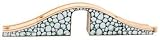 Wooden Stone Bridge Fits Thomas Train Track and Brio