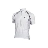 Descente 2008 Men's Intermezzo Short Sleeve Cycling Jersey - White/Vapor - 13055whva