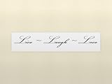 LIVE LAUGH LOVE Vinyl wall quotes stickers sayings home art decor decal