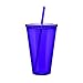 Eco To Go Cold Drink Tumbler - Double Wall -24oz. Capacity - Purple