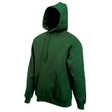 Sweatshirt * Hooded Sweat * Fruit of the Loom Bottlegreen,M Dunkelgr�n,Mvon "Fruit of the Loom"