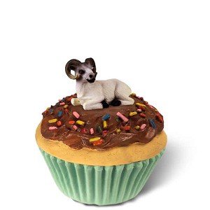 Dahl Sheep Cupcake Trinket Box