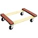 Jet Equipment & Tools 30x18 1000lb Hardwood Rubber End Dolly