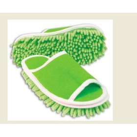 Slipper Genie Microfiber Cleaning Slippers-1 Pair
