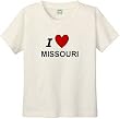 I LOVE MISSOURI - BigBoyMusic Youth Designs - White T-shirt