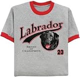 Black Labrador Retriever Breed Of Champions Dog T-Shirts