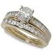 1 1/2ctw Round Diamond Engagement Set