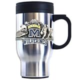 College Travel Mug - Michigan Wolverines