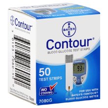 Bayer Contour Mail Order Test Strips, 50 CT
