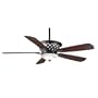 60" Twain Ceiling Fan in Bullion Black
