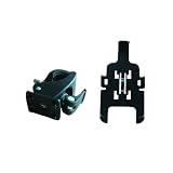 WCI Quality Motorcycle Handlebar 360° Swivel Mount And iPhone 4/4S Dock Holder - Adjustable To Fit All Bikes, Scooters And ATV's