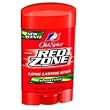 Old Spice Red Zone Anitperspirant Deodorant, Long Lasting Stick, Show Time - 3.25 Oz