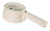 GIANT 5 Lighted Magnifier with Reading Stand - 5X Magnification - 6 Super-Bright LED - Great Reading Aid!