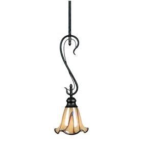 Kenroy Home 90888TS Inverness 1 Light Mini Pendant