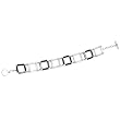 Black & White CZ Sterling Silver Bracelet
