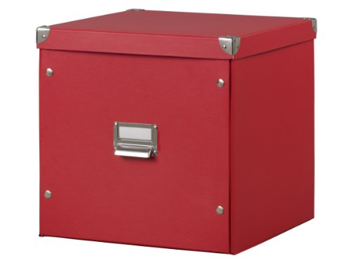 Zeller 17621 Aufbewahrungsbox, Pappe/ 33.5 x 33 x 32, rot