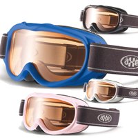 [09-10モデル] AXE[アックス] スノーボード/スキーゴーグル AX250-D 子供用[小学校低学年位まで] 眼鏡[メガネ]対応 曇り止め機能付◆ブラック