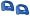 J/Fit Neoprene Grip Weight 1 lb (Pair) - Blue