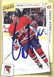 Craig Rivet, Montreal Canadiens, 1997 Pacific Dynagon Best Kept Secrets Autographed Card