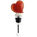 Red Heart Bottle Stopper in Art Glass