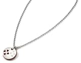 Zeades Ladies Stainless Steel LOVE-U with Free Heart Key Chain Pendant