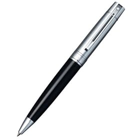 Sheaffer Pens 300 Black w  Chrome Cap Ballpoint Pen on Sale!