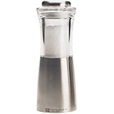 T&G CrushGrind Apollo Salt Mill, Stainless Steel and Acrylic, 150 mm