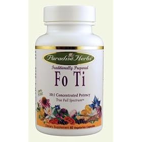 Paradise Herbs Fo Ti Extract, 60 count