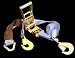 Pack of 4 Race Car Trailer Ratchet Straps Tie Down Car Hauler
