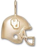 Oklahoma Sooners Solid 10K Gold ''OU'' Helmet Pendant