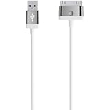 Belkin MIXIT 30-Pin ChargeSync Cable for iPhone 4/4S/3/3S, iPad 3G  and iPad 2 (White)