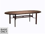 Tropitone Bases Cast Aluminum Oval Patio Dining Table Base Only