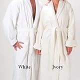 Review Egyptian Linens  / LUXURY SET OF 2 UNISEX 1200TC EGYPTIAN COTTON BATH ROBE WHITE