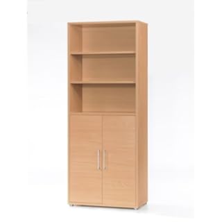 Aktenschrank Sina in Buche mit drei Fächern