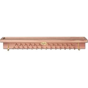 <b>Tie & Belt Rack- Cedar- Holds 26 Ties/4 Belts- By Woodlore</b>