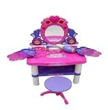 Kids Vanity play set - Complete beauty Consule W/hair dryer,cosmetics and more