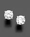 Sterling Silver Cubic Zirconia Stud Earrings (1-1/2 ct. t.w.)