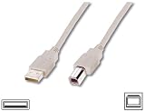 Assmann USB Kabel USB Anschlusskabel A / Stecker - B / Stecker 5.0 m 2 x geschirmt