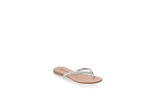 MARIELLA Sandalias planas (Plateado)