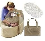 from Samsonite Samsonite Complete Deluxe Pop Up Travel Cot Set with Mattress & 2pc Fitted Sheets (Model SAM1522/13)