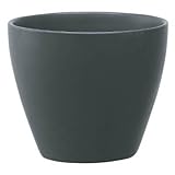インテリアポット コローレ 13cm ブラック (受皿別途) (穴有・キャップ付) 4個入り／植木鉢