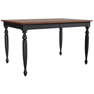 Color Cuisine Rectangular Leg Counter Table With 36